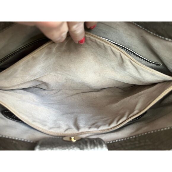 Brahmin Meryl Gallery Nova Tote Python & Croc Embossed Leather EUC! - Picture 6 of 11